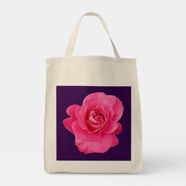 Rosa blomma tygkasse (Baksida)
