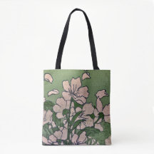 Rosa Blommar Cascade Tote Bag