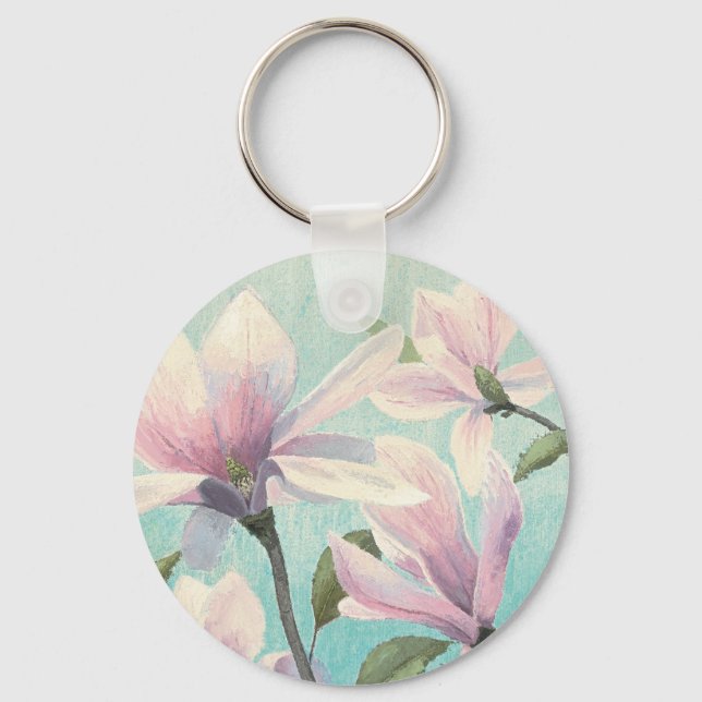 Rosa Blommar från syd Nyckelring (Framsida)