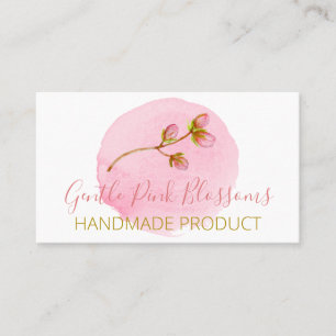 Rosa Blommar Handmade Soap Scrub Body Butter Visitkort