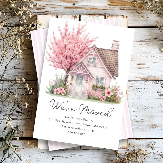 Rosa Blommar House | Nya Adressen Meddelande (Skapare uppladdad)