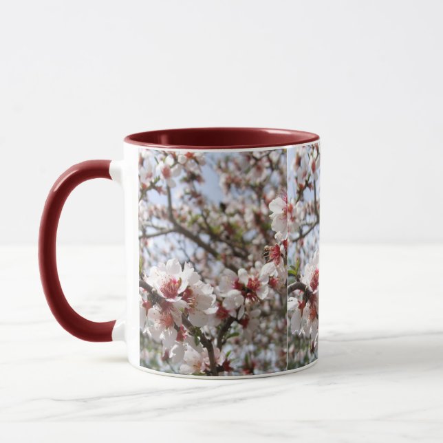Rosa Blommar Mugg (Vänster)