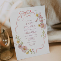 Rosa Blommar och babyskor