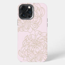 Rosa blommig iPhone / iPad-fodral