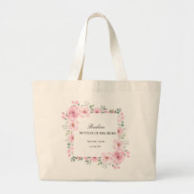 Rosa blommig mor till bruden 