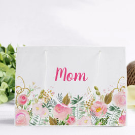 Rosa Blommig Personlig Mammasdag