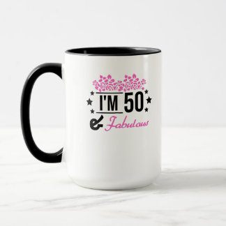 rosa blommigt 70 år gammal och fantastisk mugg