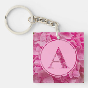 Rosa Blommigt Alphabet Brev ’A’ och XO