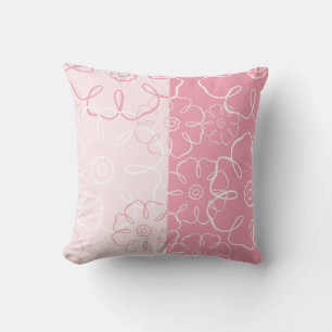 Rosa Blommigt American MOJO Pillow Kudde