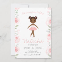 Rosa Blommigt Ballerina Birthday Tutu Ballet Dance