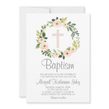 Rosa Blommigt Baptism