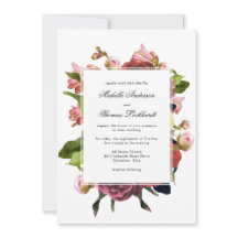 Rosa Blommigt Bouquet Bröllop