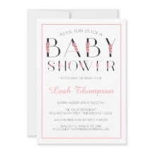 Rosa Blommigt Brev Babykläder