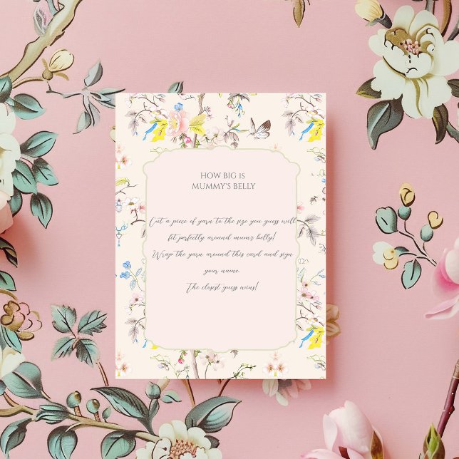 Rosa Blommigt Chinoiserie Baby Shower (Skapare uppladdad)