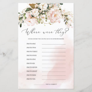 Rosa Blommigt där de spelade Boho Bride