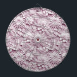 Rosa Blommigt Dartboard Darttavla<br><div class="desc">Snygg Rosa Blommigt Dartboard</div>