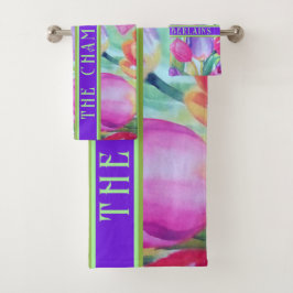 ROSA Blommigt Decorative. Text