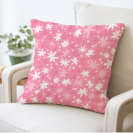 Rosa Blommigt Dekorativ kudde, dekorativ fyllning Kudde