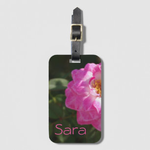 Rosa Blommigt Design Bagagebricka