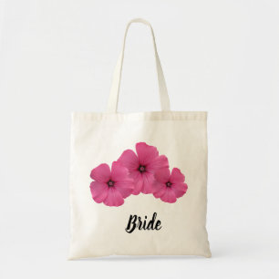 Rosa Blommigt Design Tygkasse