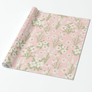 Rosa Blommigt Fånig Goose Presentpapper