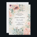 Rosa Blommigt Foliage Guld Glitter 30års födelseda Inbjudningar<br><div class="desc">Elegant 30års födelsedag-partyinbjudan till kvinnor med vackra  vattenfärgblommor i rosa och sage grönt löv på en magisk glitterbakgrund i guld diamant. Kontakta mig för hjälp med anpassning eller för att be om matchning eller samordning av Zazzle-produkter för party.</div>