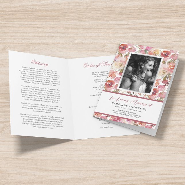 Rosa Blommigt - fotoprogram för allmän serviceorde Program (Skapare uppladdad)