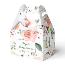 Rosa Blommigt Gable Stil Favoritbox