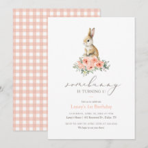 Rosa Blommigt Girl Födelsedagsfest