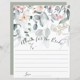 Rosa Blommigt Grey Advice for Bride