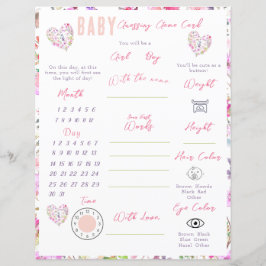 Rosa Blommigt Heart Baby i bloombabykläder