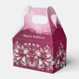 Rosa Blommigt Helgdag Gift-ruta Presentaskar