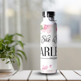 Rosa Blommigt Hon är Fearless Prov 31:25