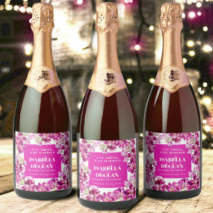 Rosa blommigt lagrar blommor vattenfärgen bröllop