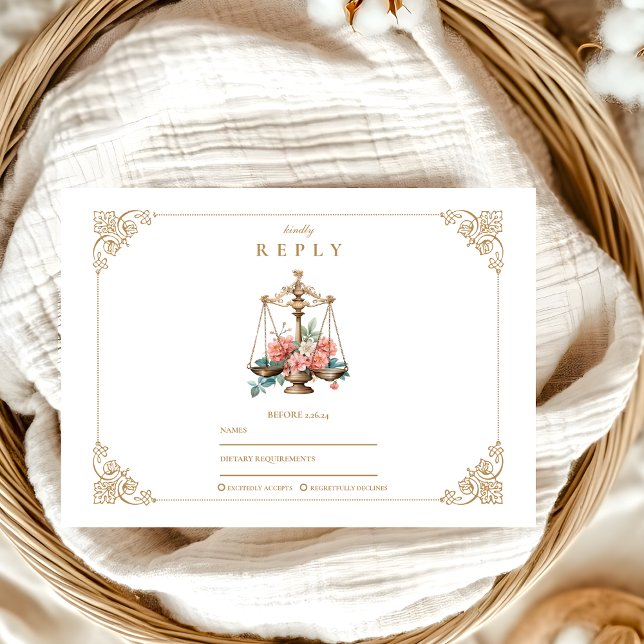  Rosa Blommigt Law School Studenten OSA Kort (Skapare uppladdad)