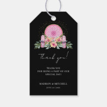 Rosa Blommigt Mandala Crystals Metaphysical Bröllo