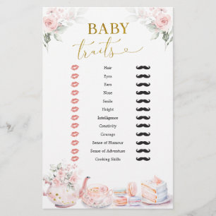 Rosa Blommigt Möhippa Tea Party Baby Traits