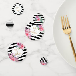 Rosa Blommigt och Rand Firande