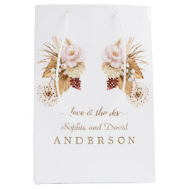 Rosa Blommigt Pampas Grass Torkade Handflatan Löv 