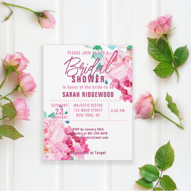 Rosa Blommigt Ro Bouquets Bohemian Möhippa (Skapare uppladdad)