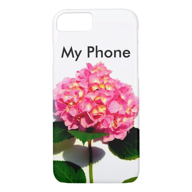 Rosa blommigt rosa av rosa  Case-Mate iPhone skal (Baksida)