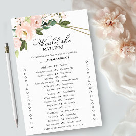 Rosa Blommigt, skulle hon hellre byta ut sig? Flygblad