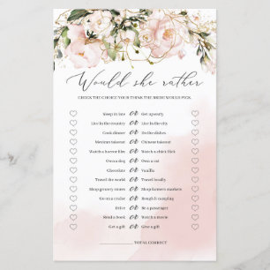 Rosa Blommigt, skulle hon hellre leka Boho Bride