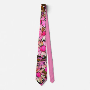 Rosa Blommigt Slips
