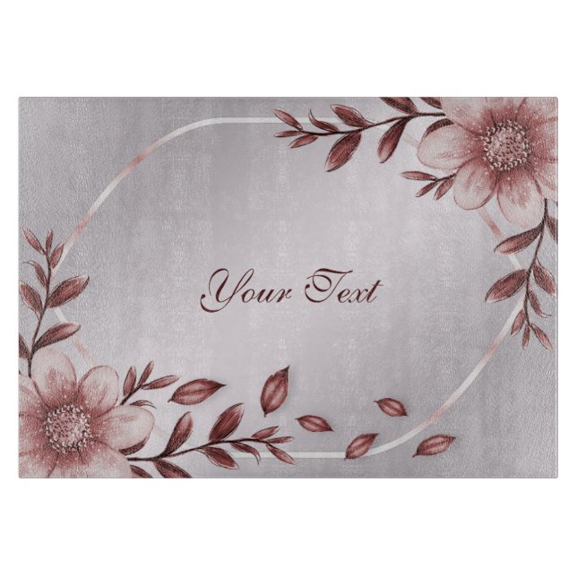 Rosa Blommigt Styckning (Framsidan)