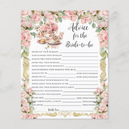 Rosa Blommigt Tea Party Råd om spel för galleriern