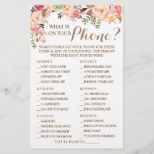 Rosa Blommigt Vad finns på ditt Mobila spelkort