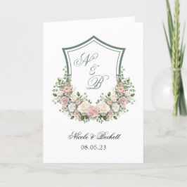 Rosa Blommigt Vapensköld Program