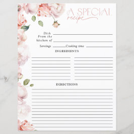  Rosa Blommigt Vattenfärgens Möhippa, recept