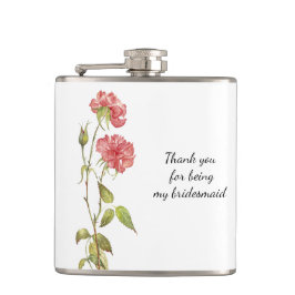 Rosa blommigt vattenfärgshölje tack vare fickplunta